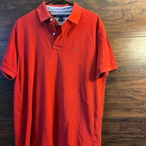 Tommy Hilfiger Red Polo Shirt